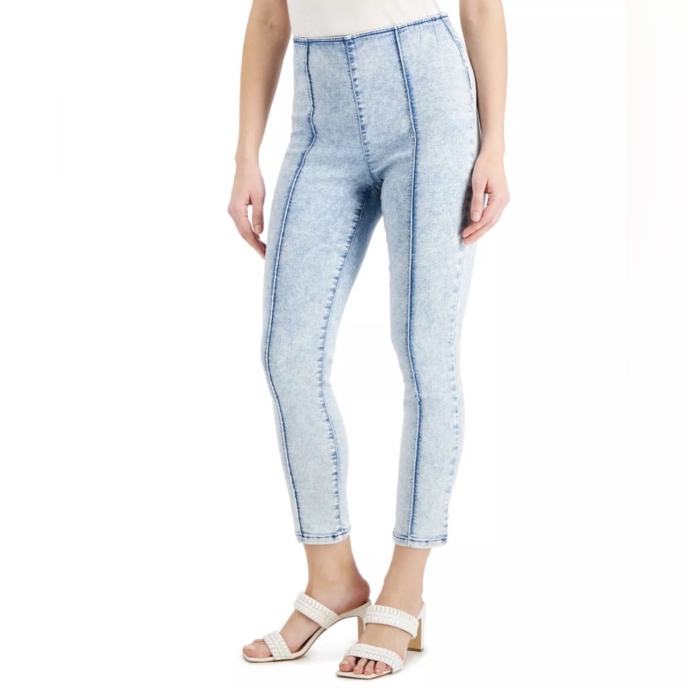 NWT INC INTERNATIONAL CONCEPTS WOMENS SEAM-FRONT SKINNY JEANS - 16
